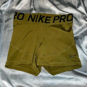 Army Green Nike Pros 3”